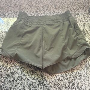 Light Olive Women's Lululemon Shorts